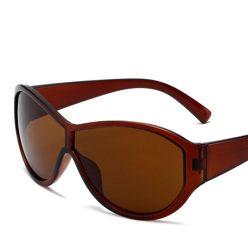 Oversized Sunglasses Women For Men Luxury Brand Designer Vintage Sunglasses Popular Punk Sport Goggle Outdoor Eyewear Uv400