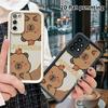 Phone Case: 2D Flat Samsung Galaxy A34 A35 M05 M06 S20 S22 S21 FE Plus 5G Layered Protective Case, Double Capybaras, Christmas and Halloween Gifts