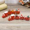 Handicrafts Christmas Wooden Train Christmas Christmas Decorations Wooden Handicrafts  Toys