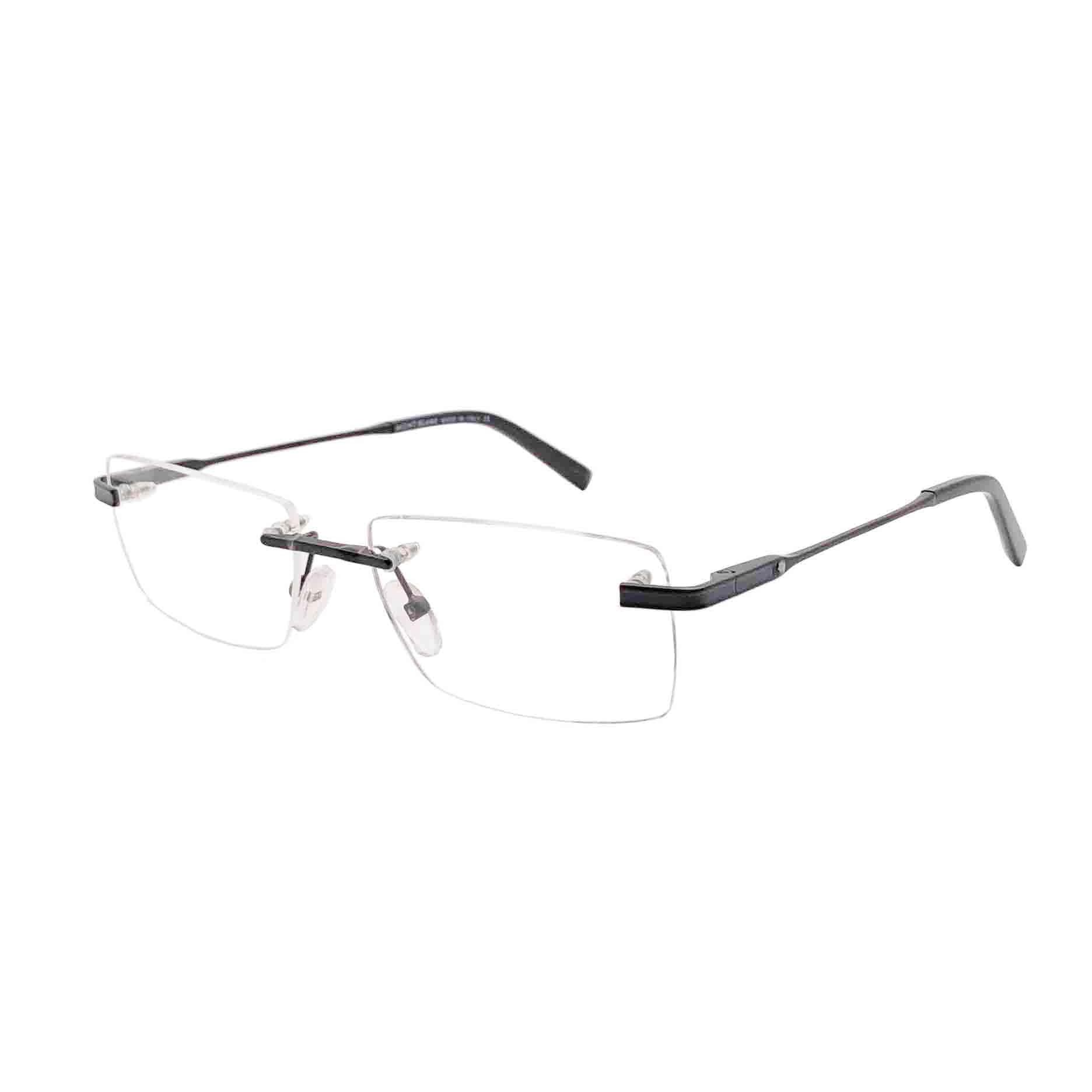 

RSINC Rimless frame/eyeglass/Spectacle, Optical, Prescription, For Men And Women, MO Black- BR-4 | 20AF4 C1 55-16-140 SX-UMHH-HEVU