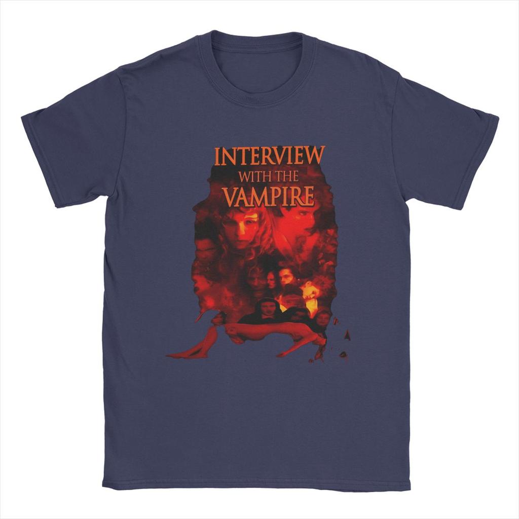 Men Women's Interview With The Vampire Movie Shirt Outfit Vintage Cotton T Shirt Tee Clothing Printed