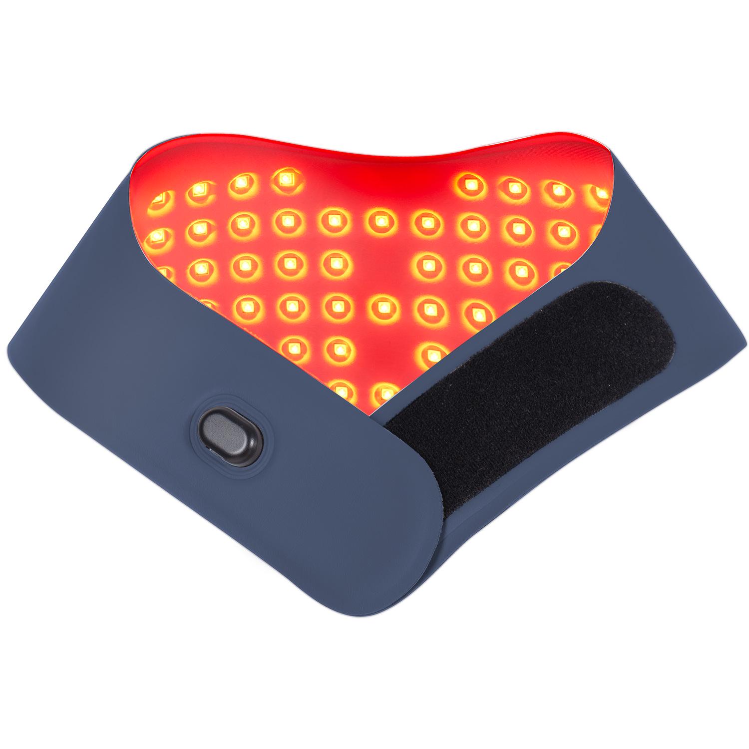 

Red Light LED Portable Neck Massager - New Model for Trapezius and Shoulder Relief with Soothing Phototherapy and Electric Heating for Home Use Neck Massager L1
