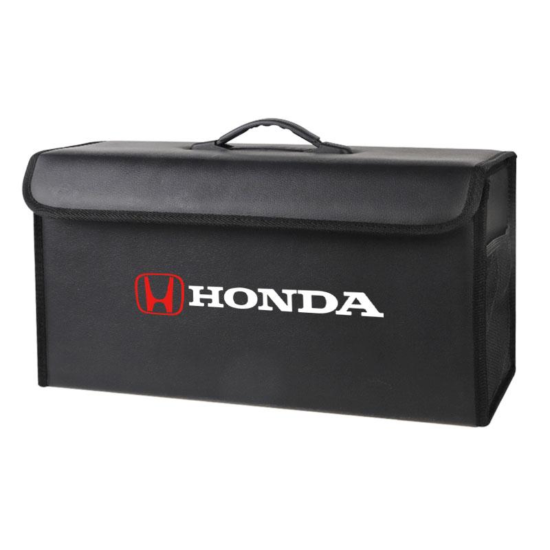

Car Trunk Organizer Box Large Capacity Auto Storage Bag Tools For Honda Pilot Odyssey Civic HR-V Prologue ZR-V Passport Fit Free