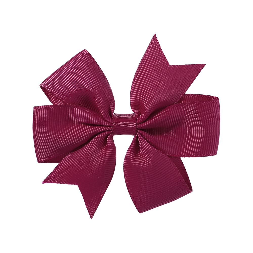 1 st Färger Enfärgat Grosgrainband Rosetter Spännen Hårnål Flicks hårosetter Boutique Hårspänne Håraccessoarer Barn Håraccessoarer 564