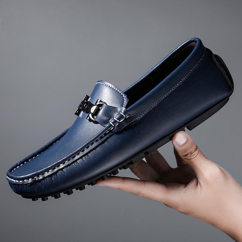 

Fashion New Premium Business Shoes Men s Walking Shoes Leather Brand Loafers Slip on High Quality Wedding Flats Soft Sole Dress Shoes 45