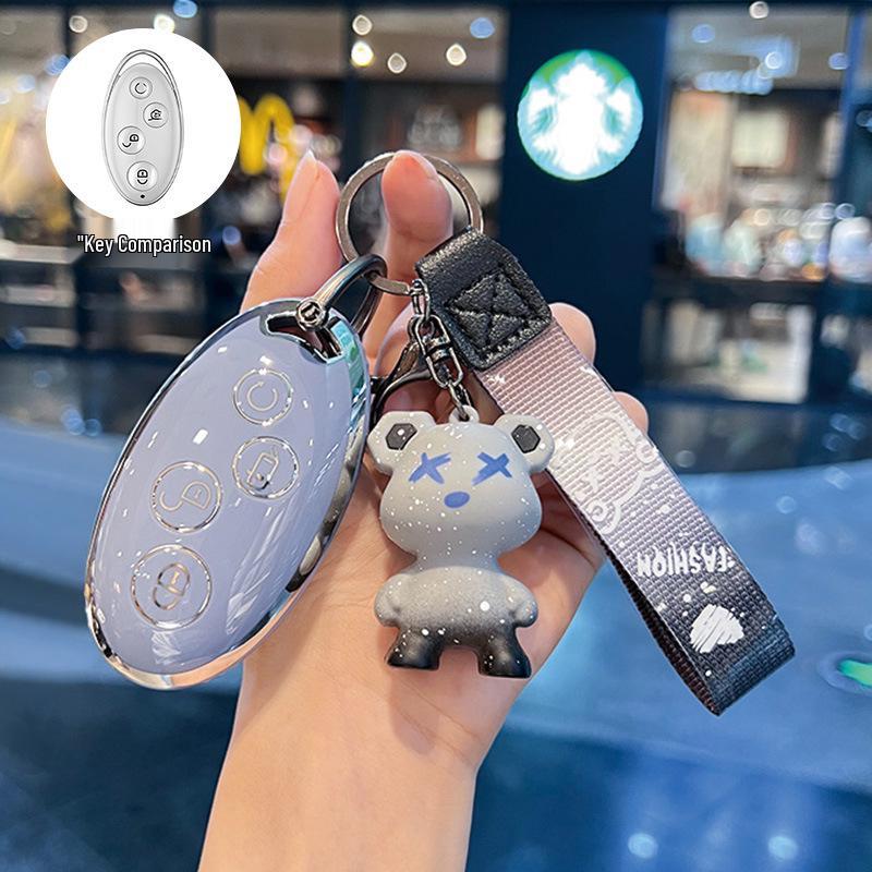 BYD Song Max/Yuan/Qin Pro/EV360/S7 Klasický kryt klíče od auta s přezkou.