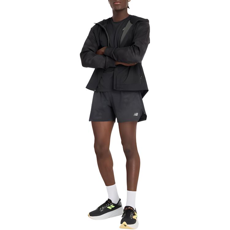 New Balance RC Reflective Short 5' Casual Shorts Men's Black MS43279-BM
