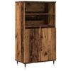VidaXL Buffet haut vieux bois 60x36x110 cm bois d'ingénierie, armoire, armoire de rangement, buffet haut, armoire latérale, 857458