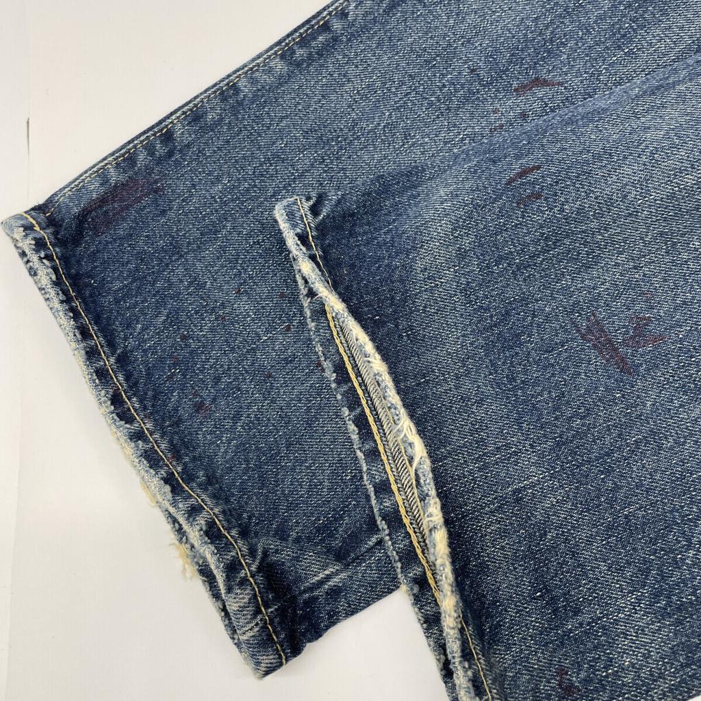 Polo Ralph Lauren [Domestic Regular] USED Button Fly Denim Pants/ Bottoms 32 blueUsed