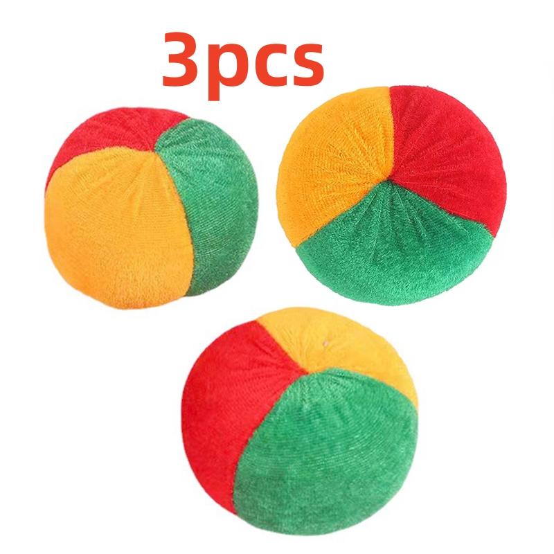 3PCS Sandbag Throwing Game Children s sports games Pumpkin Velvet Sandbag Sensory training Avoidance training Competitive Games