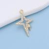 10Pcs Gold Plated Crystal Star Charm Pendant For Jewelry Making Bracelet Necklace Diy Earrings Accessories Craft