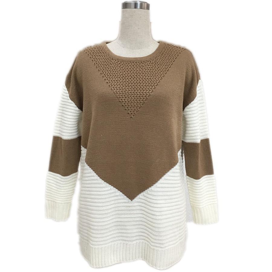 

Fall Winter Knit Sweater Women s Long Sleeve Pullover Base Layer Top XL верблюд