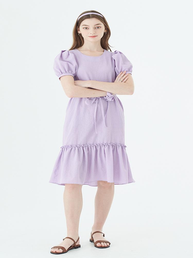 PREENJ Grape Frill Violet Dress