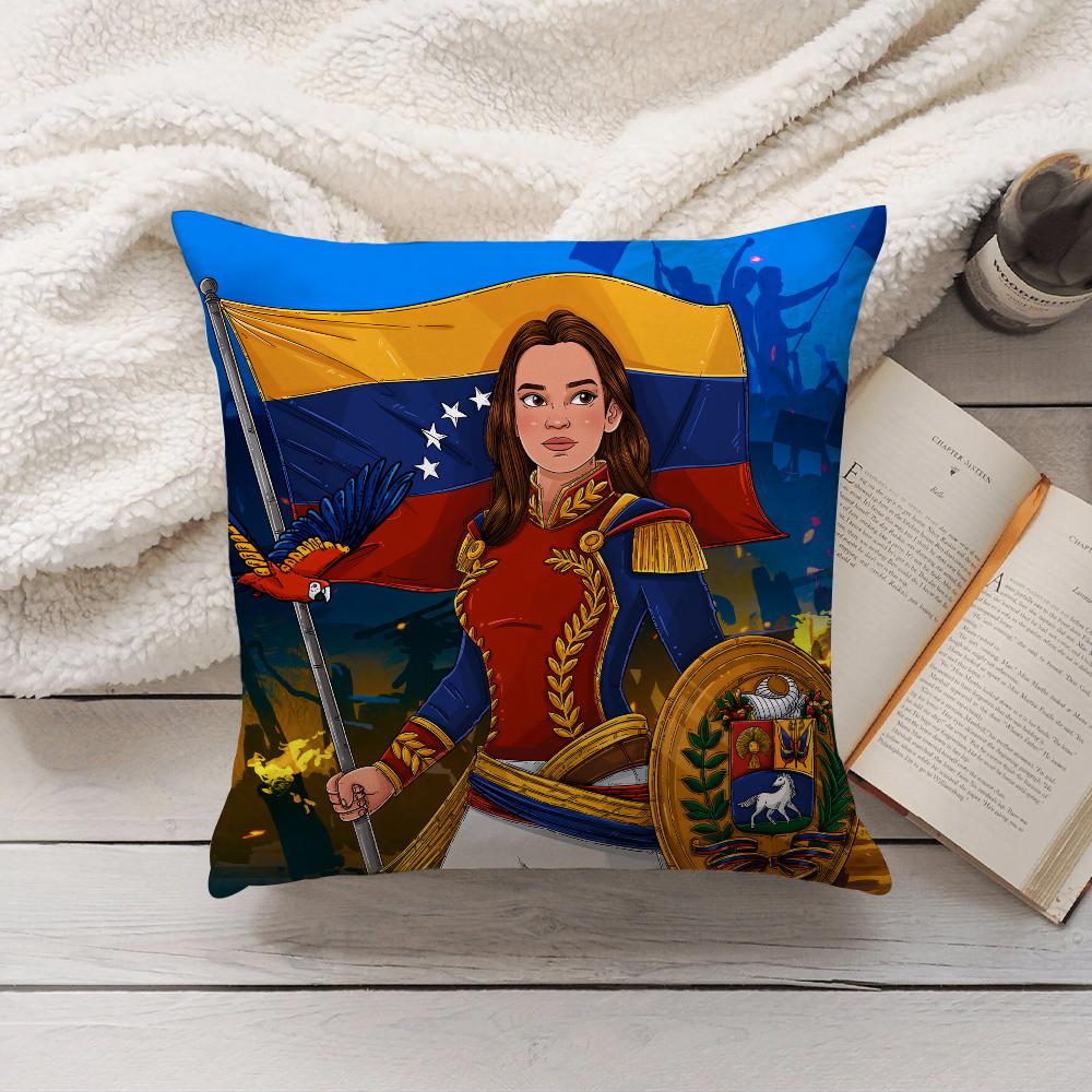 Venezuela Pillow Case Home Decoration Cushion Cover Suitable For Bedroom Car Office Sofa