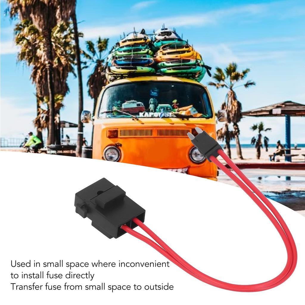 Car Fuse Box Connector Thin Regular Direct Replacement Professional 20A Mini Tip Auto Mini Fuse Holder (Ack S 10.9mm)