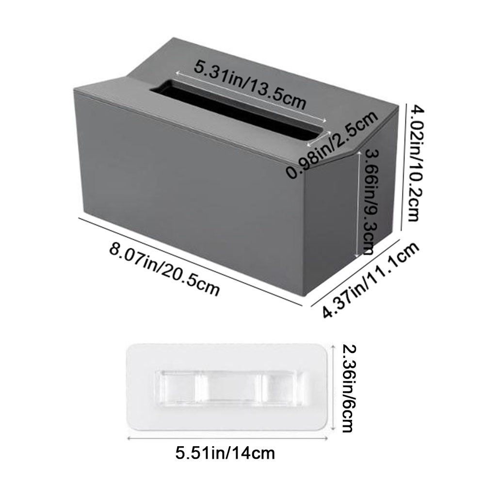 Plastová krabička na papírové ručníky vzhůru nohama Organizér na papírové ručníky Creative Desktop Box na ubrousky