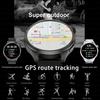 2025 Ny GPS Sport NFC Mote Smartklokke Herre 1.85 "AMOLED Skjerm Puls Blodtrykk Helse Smartklokke For IOS