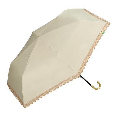 Sun Umbrella Shade Item Scallop Embroidery Super Mario Brothers Beige Rate UV Protection Rate Heat Protection For Sunny and Rainy Folding Umbrella