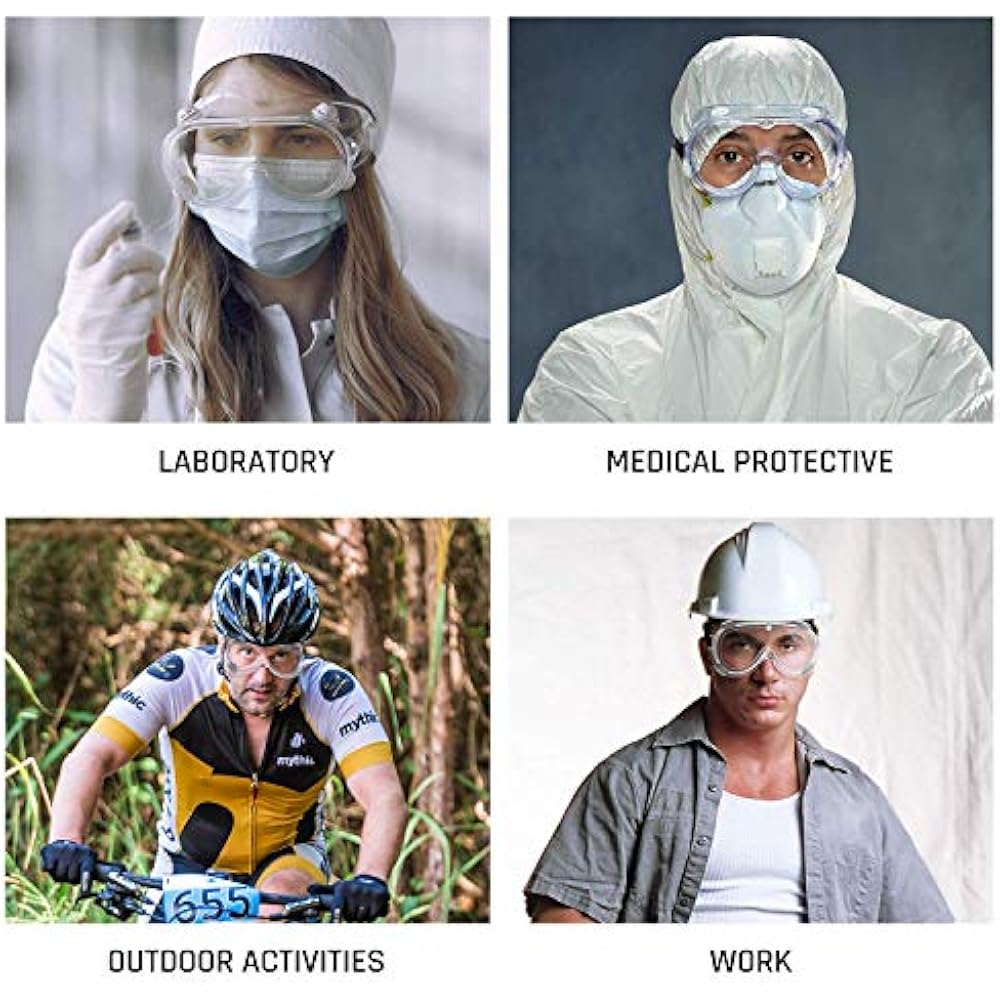 Motorcycle Riding Safety Goggles Windproof Anti Fog Dust Proof Work Glasses for Industrial Water Park Protective Eyewear2