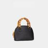 "Bamboo Shell Bag" Lambskin Adjustable Shoulder Strap Handbag Messenger Bag