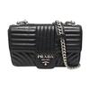 [Pre-Owned] Black Leather Medium Shoulder Bag - Very Good #FJSMO8