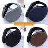 Men Winter Ear Warmers Unisex Earmuffs Thick Plush Protection Windproof Anti-slip Back-on Style Firm Stitching Commuting Outdoor Skiing Decorative