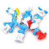 Encantador Desenho Animado Smurfs Conjunto de 6 Adoráveis Bonecos Colecionáveis de PVC
