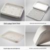 YIHUTEA Rectangular Light Luxury Draining Tea Tray