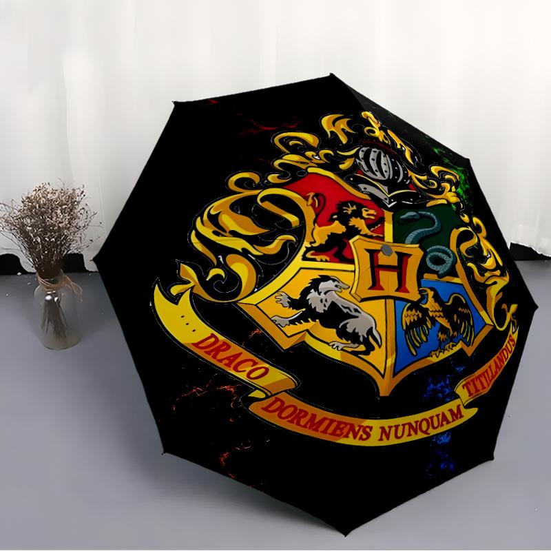 1pc H-Hogwarts Umbrella, Sun Protection, And UV Shielding. It Has Eight Sturdy Ribs for Outdoor Use And Perfect As a Holiday Gift