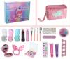 Large Set of Cosmetics for Nail Makeup for Girls in a Case