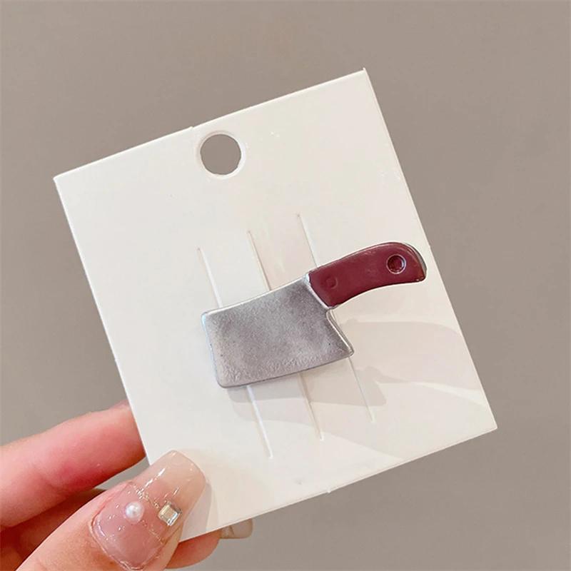 

New Creative Weird Knife Hair Clips For Women Funny Hairpins Girls Hairclip Punk Barrette Hairpins Headwear Hair y2k Accessories 1pc