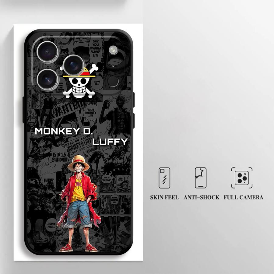 

OneS P-ieceS Logo Funda Phone Cover Case for iPhone 17 Pro Max XS XR 16 SE 14 15 Plus 7 8 13 Mini 12 11 Air iPhone 12