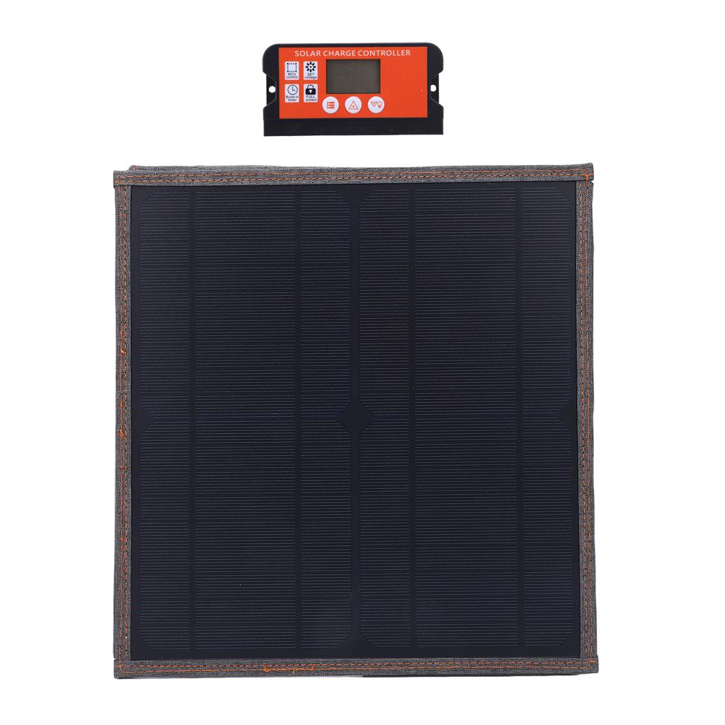 Portable Solar Panel Pack Kit 15W 5V Output Monocrystalline Silicon Foldable USB Charger with