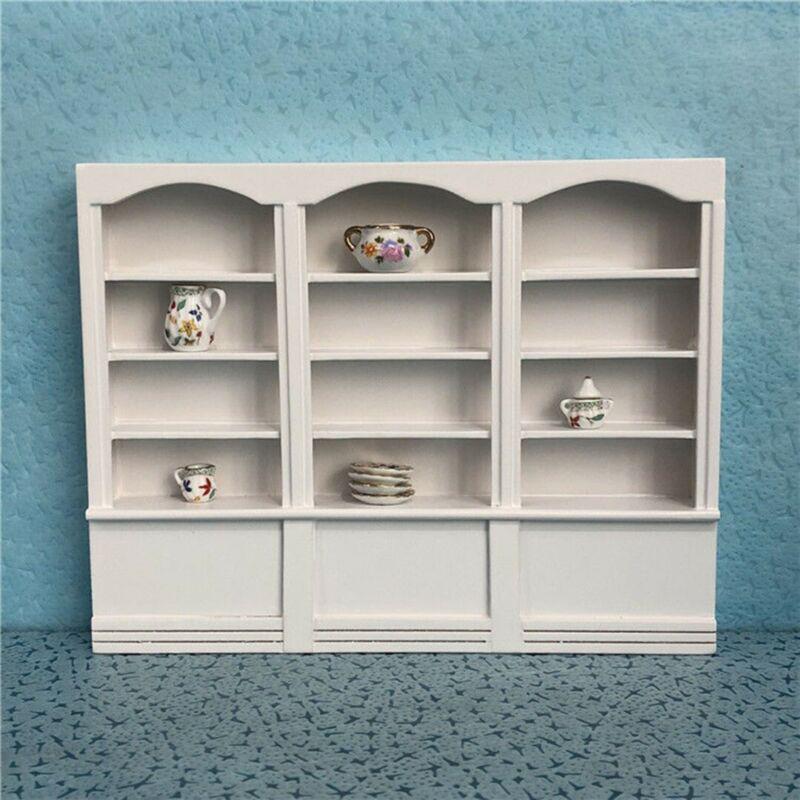 1//12 Dollhouse Miniature Furniture Library Display Bookcase Bookshelf Cabinet