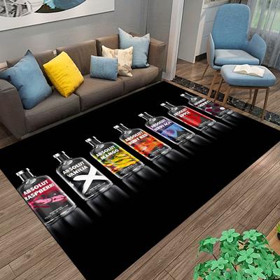 Absolut-Wodka Druckteppich Wohnzimmer Schlafzimmer Teppiche für Foto-Requisite Foto Geburtstagsgeschenk Teppiche für Schlafzimmer Alfombras