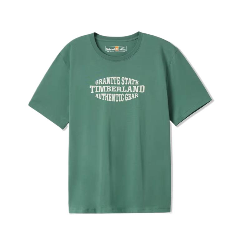 Timberland SS26 Solid Color Crew Neck Pullover Breathable T-Shirt Men Tops A5S7AA6Z XS