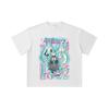 260 GSM Double Yarn 32 Count 100% Cotton Vocaloid V1 Hatsune Miku Print Unisex Heavy Cotton T Shirt