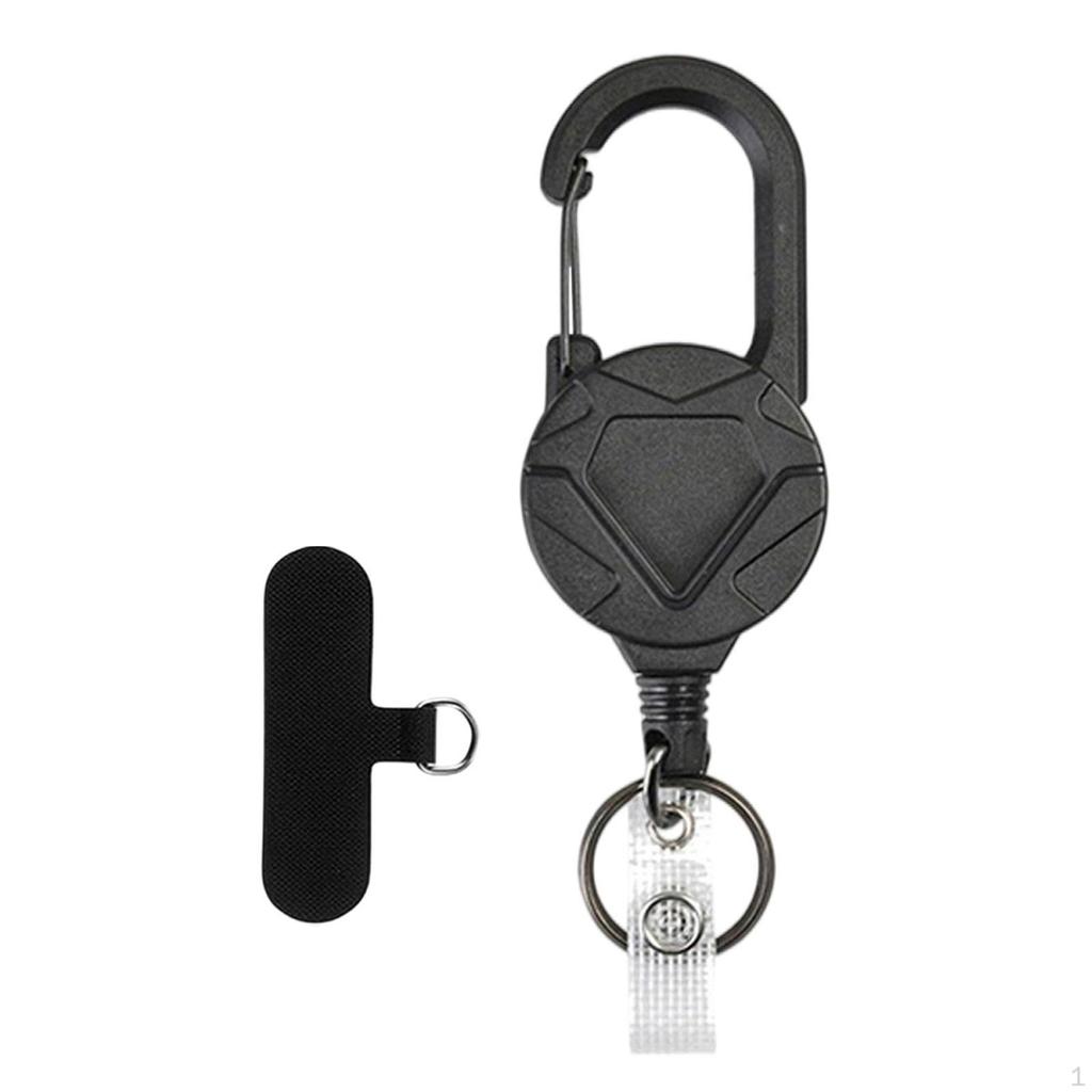 Retractable Keychain with Phone Tether ,ID Key Chain,