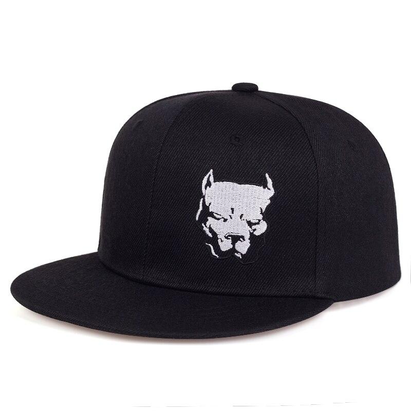 

Unisex Dog Head Embroidery Embroidery Hip-hop Hats Outdoor Adjustable Casual Baseball Caps Sunscreen Hat чёрный