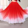 720 Gradient Chiffon Double-Layer Long Skirt for Classical Dance Performances