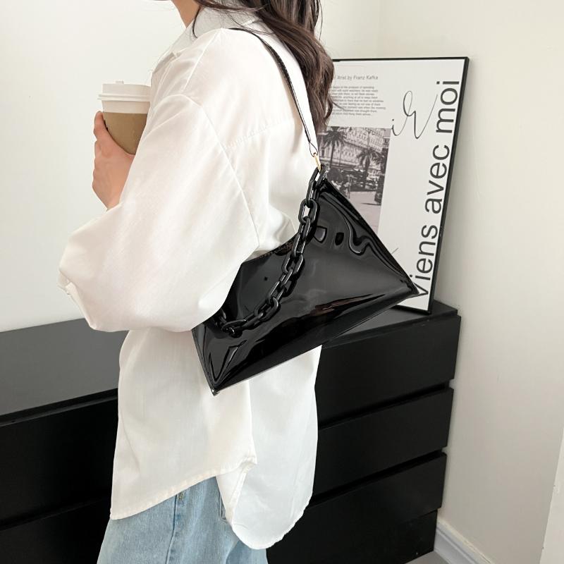 Clear Jelly Shoulder Bag For Women, Y2K Small Zipper Underarm Purses Handbag Clear Underarm Bag Shoulder Bag