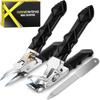 Portable Anti-Splash Nail Clippers Set - Thin, Angled, Flat Edge Steel Scissors In Stock.