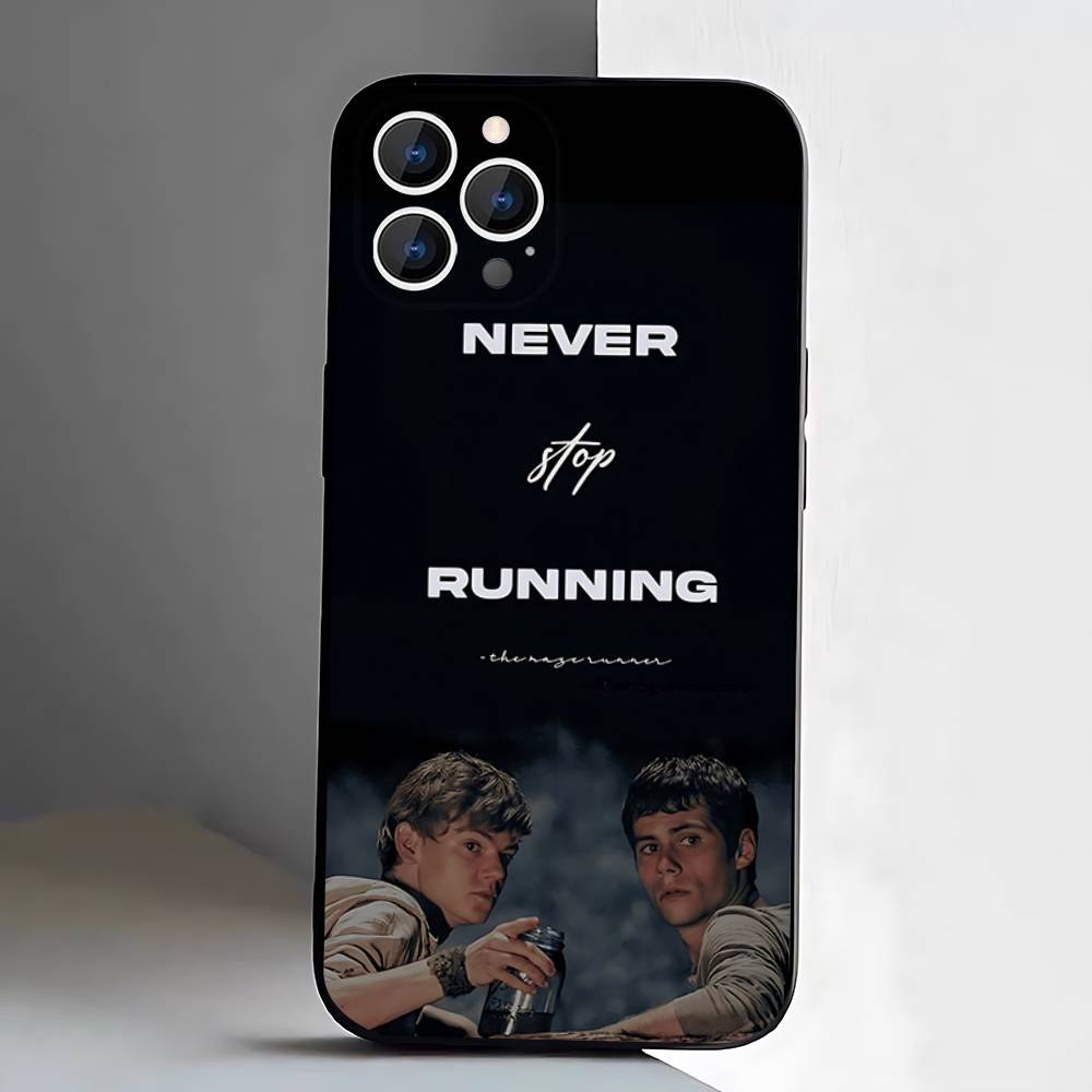 The M-Maze R-Runner Phone Case For iPhone 17,16,15,14,13,12,Pro,Max,Plus,E,SE4,Air,Mini Black Soft Box