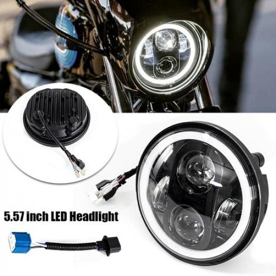 5.75" LED Headlight Projector Fit For  Harley Davidson Sportster XL 1200 883 US