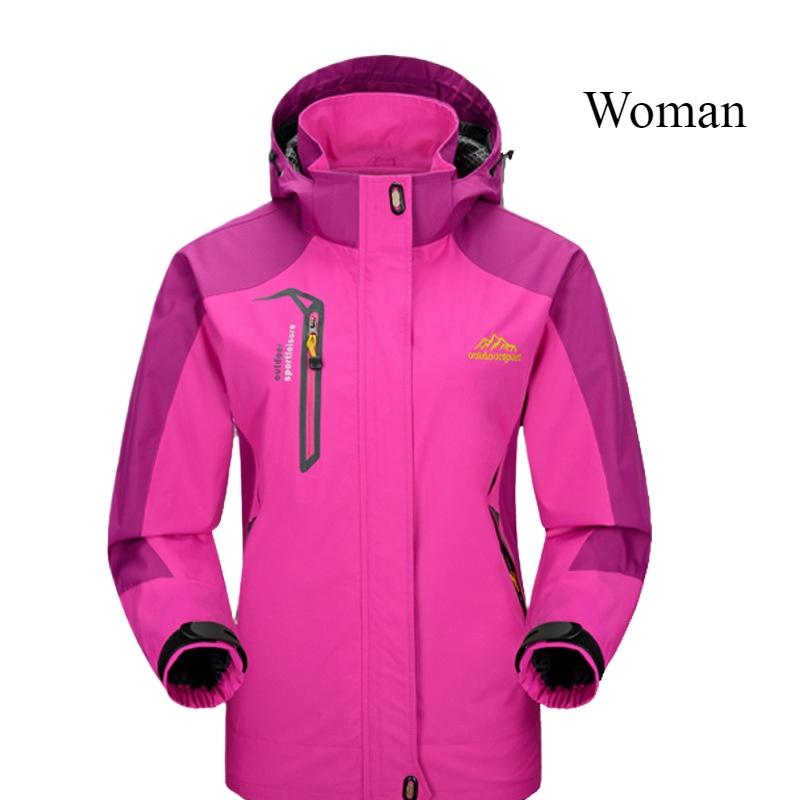 Utendørs hardshelljakke for par Enkeltlags sportsklær for menn og kvinner Tynn vindtett og vanntett