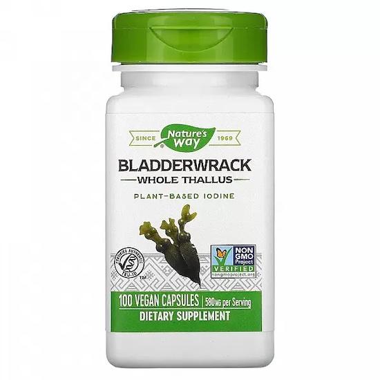 

Nature s Way-Bladderwrack, 580 mg, 100 Vegetarian Capsules