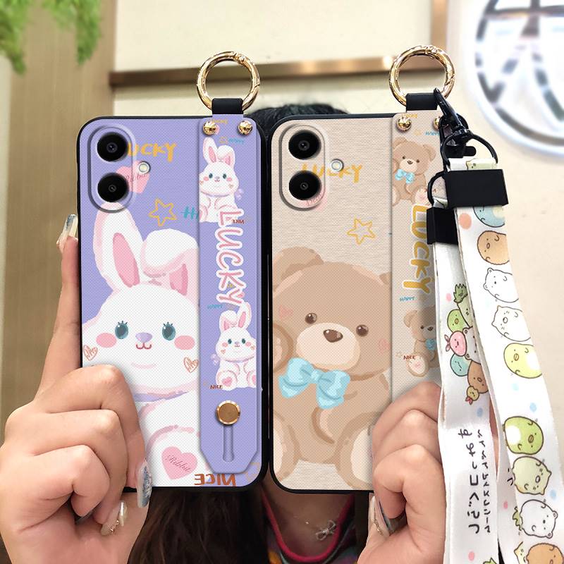 Cute Anti-knock Phone Case For Samsung Galaxy A06/SM-A065F/M Wristband Ring Fashion Design Waterproof Durable Shockproof