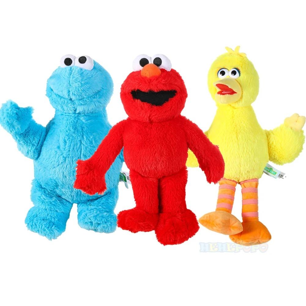 Cute Sesame Street Plush Toy Dolls Featuring Elmo Cookie Monster Big Bird and Kermit The Frog Are Adorable Options for All Ages