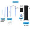 Ultra-Light Portable Aluminum Camping Table with Foldable Lantern Stand
