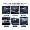 Modern Design Convenient Car Storage Pouches Solution Adhesive Net Bag for Phones Miscellaneous Items and Everyday Items